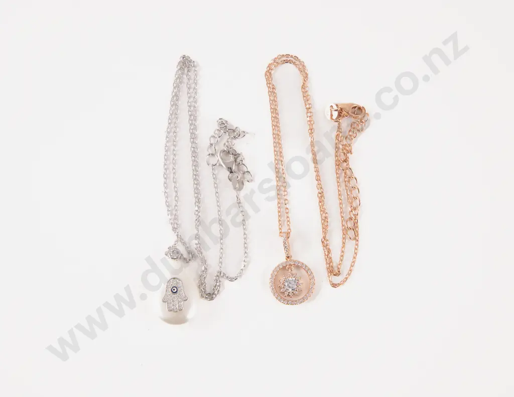 Two S/S Crystal Necklaces Image 1++