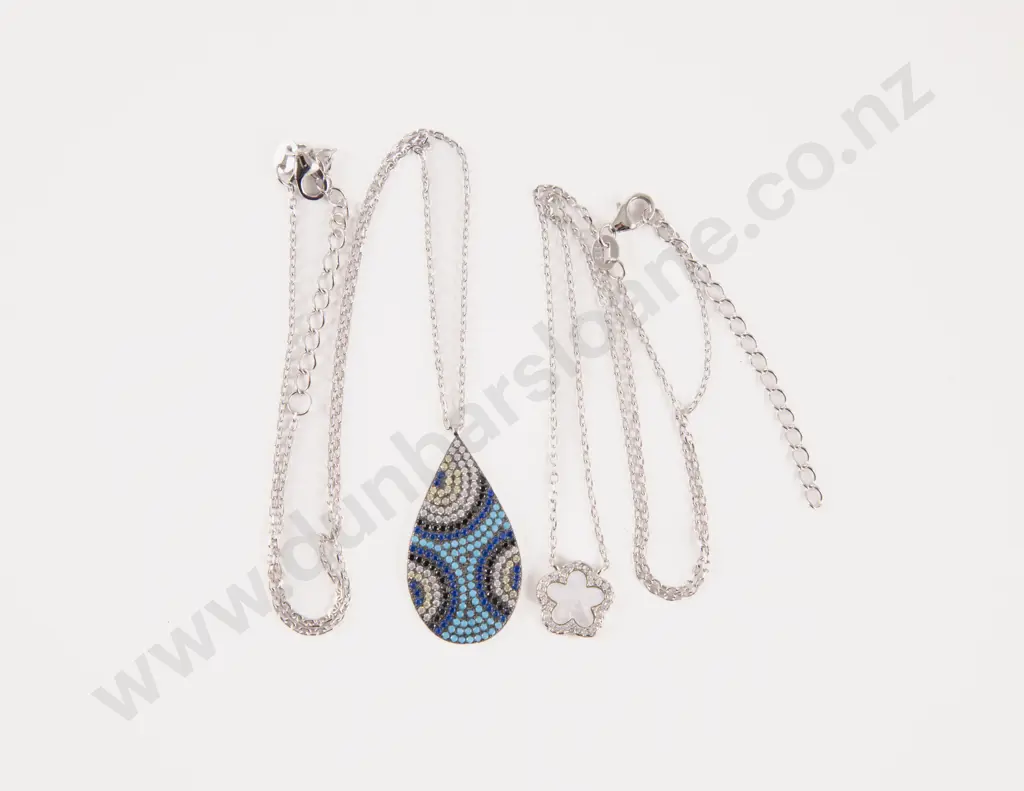 Two S/S Crystal Necklaces Image 1++