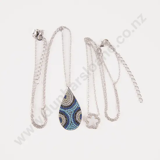 Two S/S Crystal Necklaces