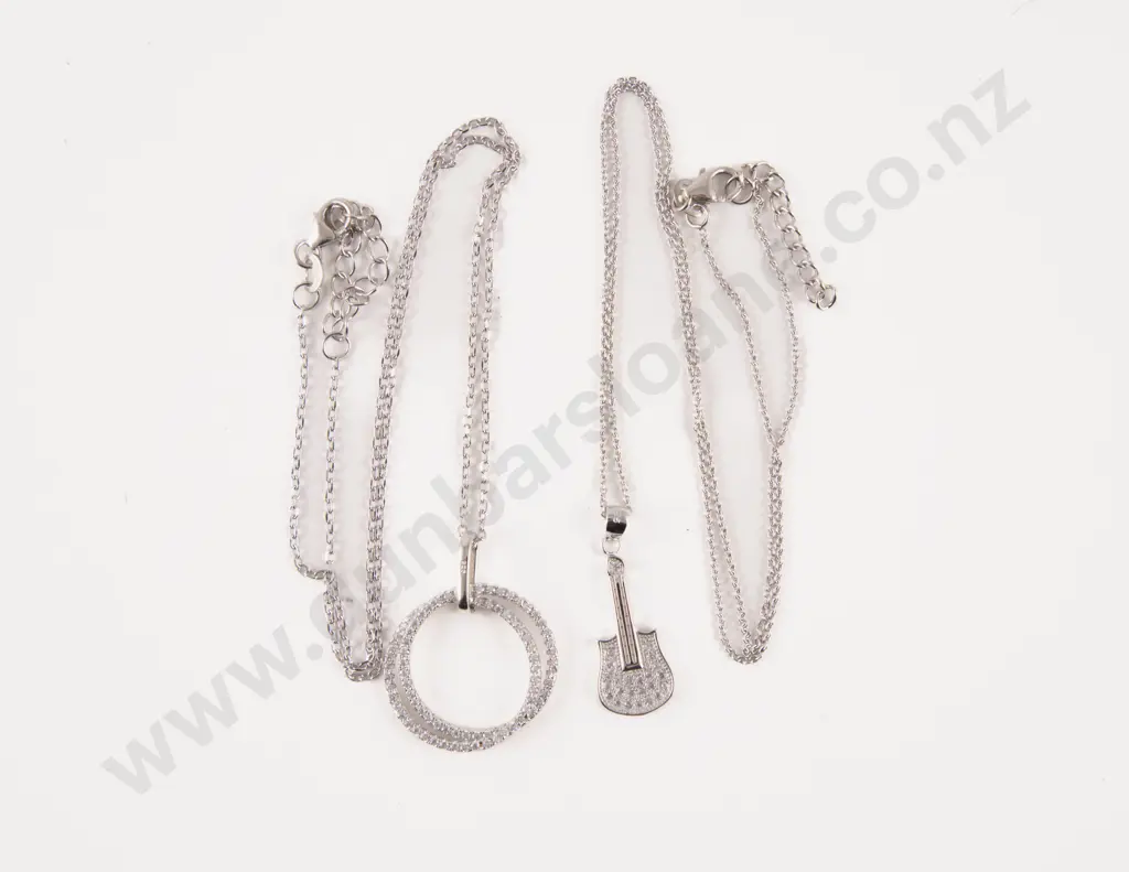 Two S/S Crystal Necklaces Image 1++