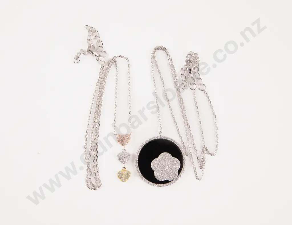 Two S/S Crystal Necklaces Image 1++