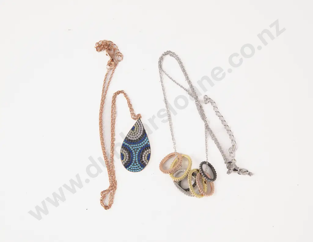 Two S/S Crystal Necklaces Image 1++