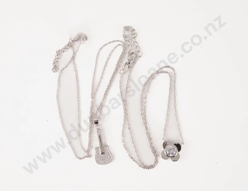 Two S/S Crystal Necklaces Image 1++