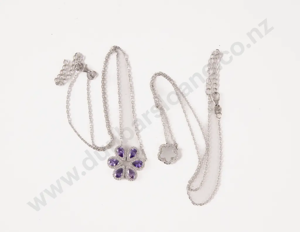 Two S/S Crystal Necklaces Image 1++
