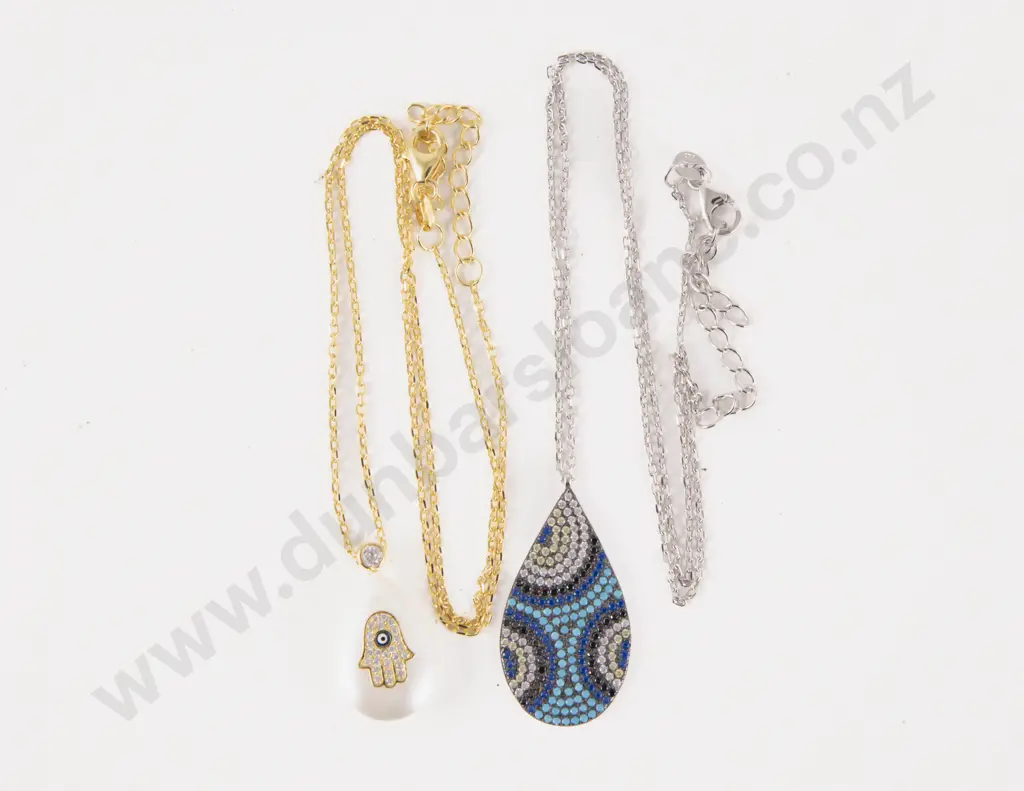 Two S/S Crystal Necklaces Image 1++