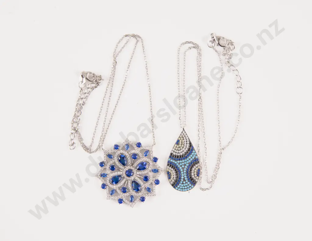 Two S/S Crystal Necklaces Image 1++