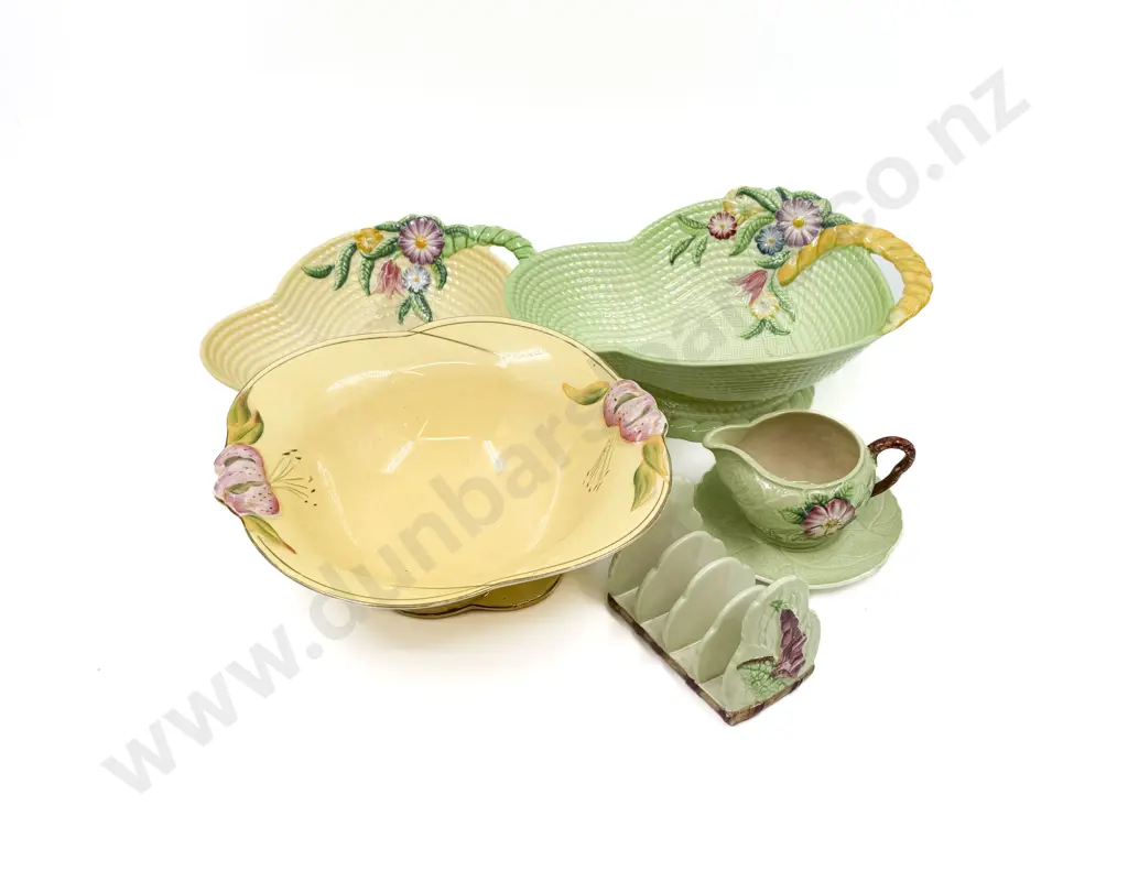 Quantity of Carlton Ware China with Royal Winton Footed Bowl Image 1++