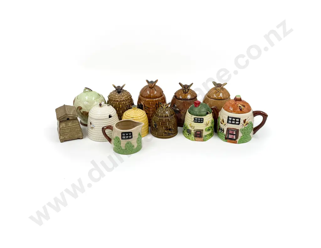 Collection of Assorted Honey Pots Image 1++