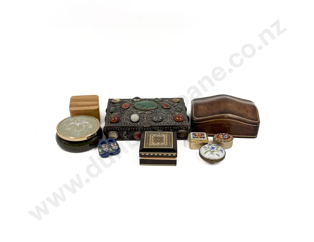 Qty of Assorted Trinket Boxes Etc Image 1++
