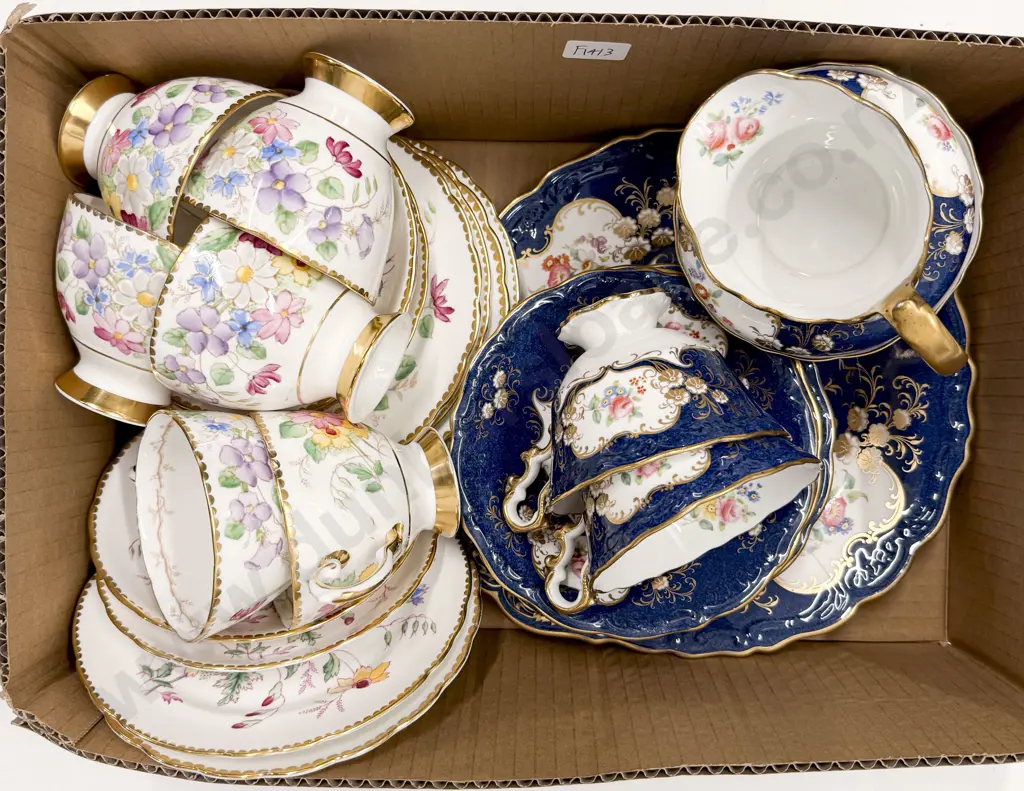 Two Part Fancy China Tea Sets Image 1++