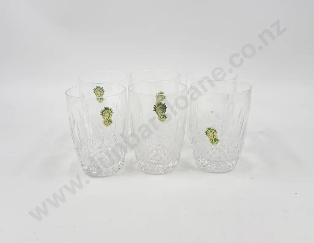 Boxed Set of Six Waterford Crystal "Colleen" Tumblers Image 1++