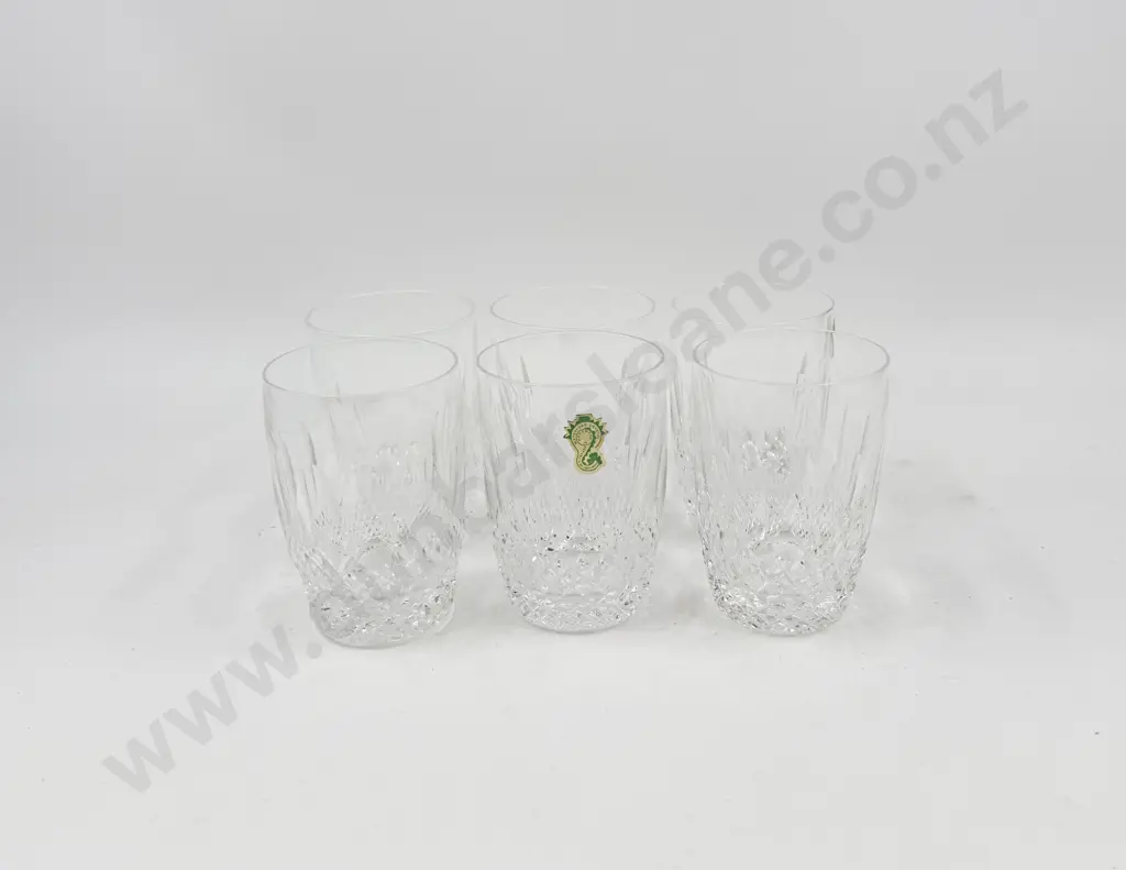 Boxed Set of Six Waterford Crystal "Colleen" Tumblers Image 1++