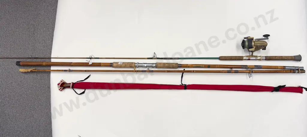 Quantity of Assorted Vintage Fishing Rods Image 1++