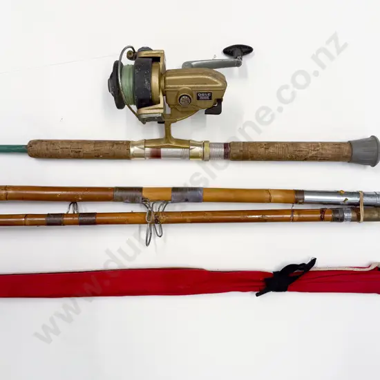 Quantity of Assorted Vintage Fishing Rods