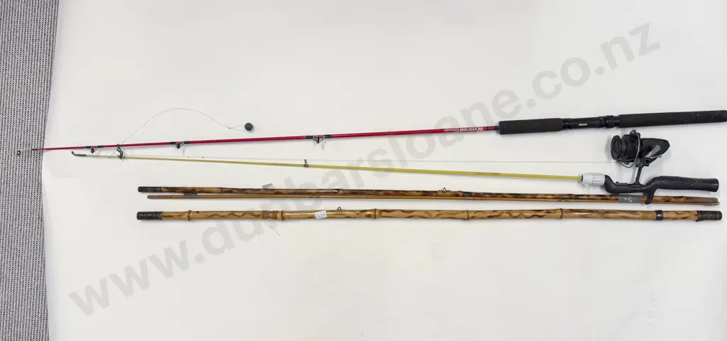 Quantity of Assorted Vintage Fishing Rods Image 1++