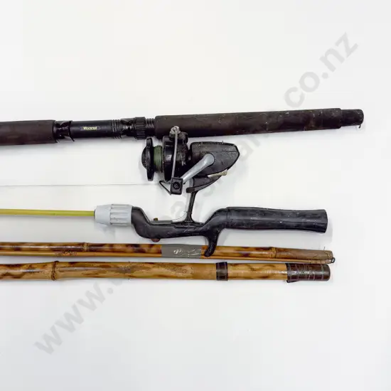 Quantity of Assorted Vintage Fishing Rods