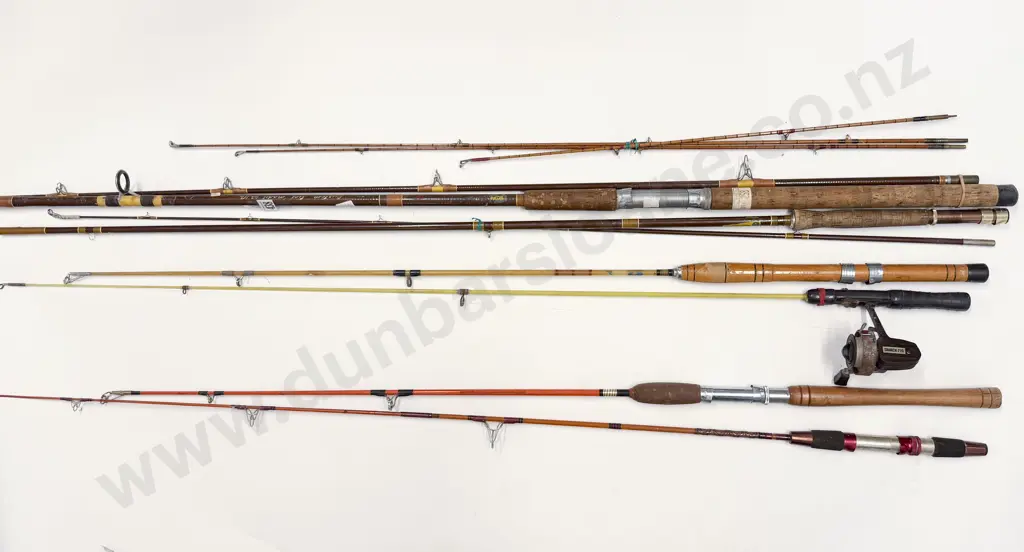 Quantity of Assorted Vintage Fishing Rods Image 1++