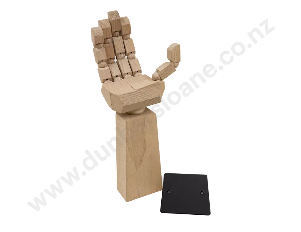 Articulated Wooden Hand Form Mobile Phone Stand Image 1++