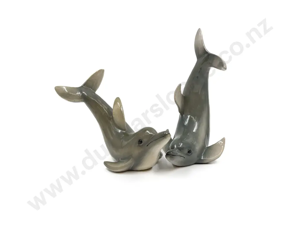 Pair of Dolphin Ornaments Image 1++