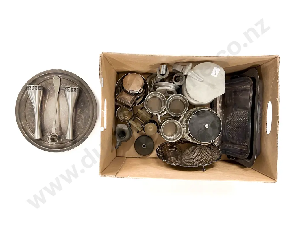 Quantity of Assorted Pewter & S/P etc Image 1++