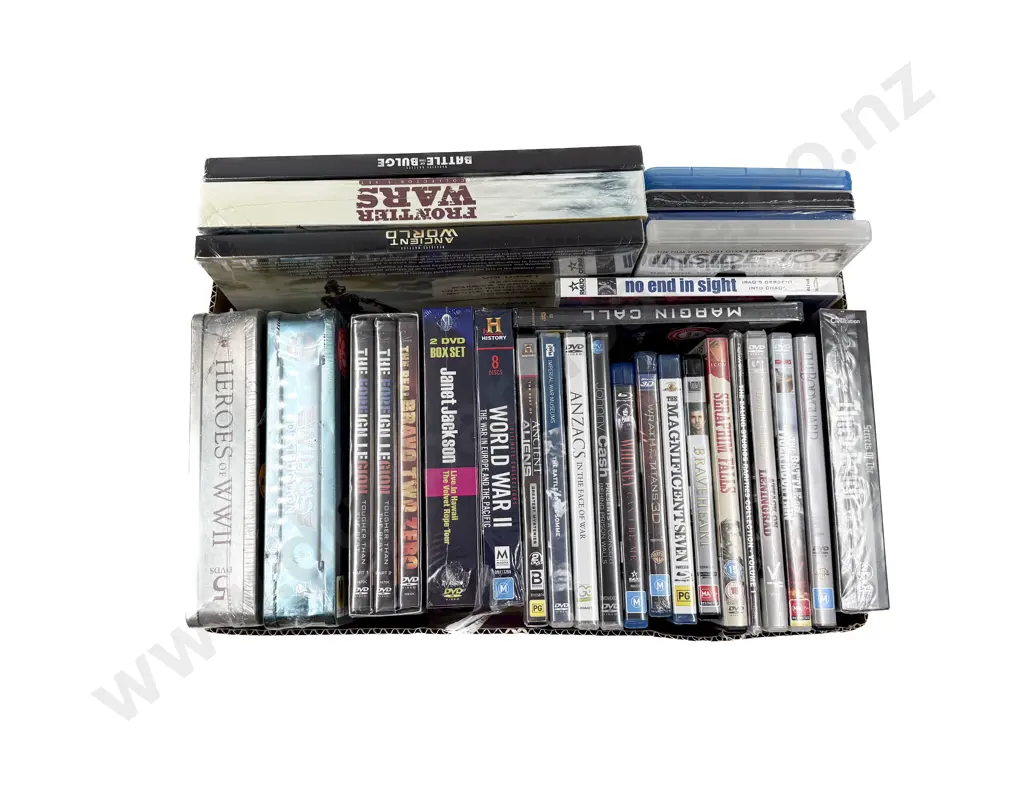 Box of Assorted DVDs Image 1++