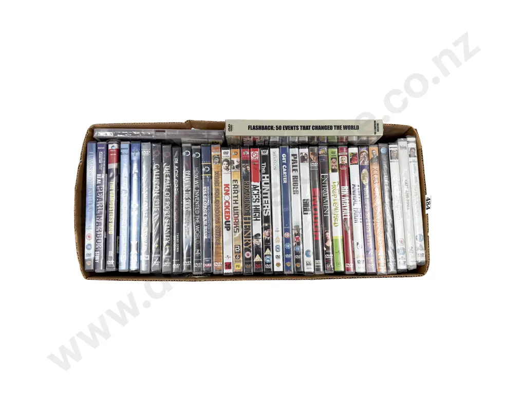 Box of Assorted DVDs Image 1++