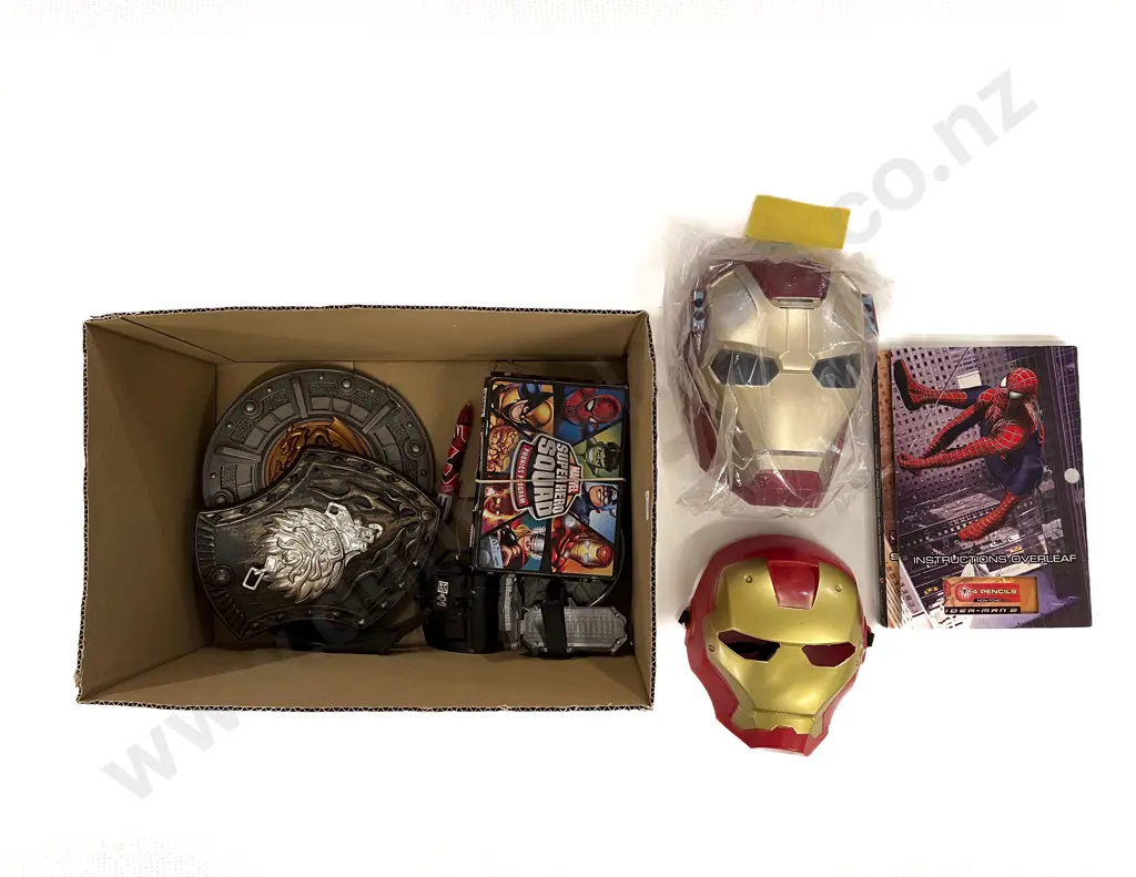 Iron Man Mask and Assorted Toys Image 1++