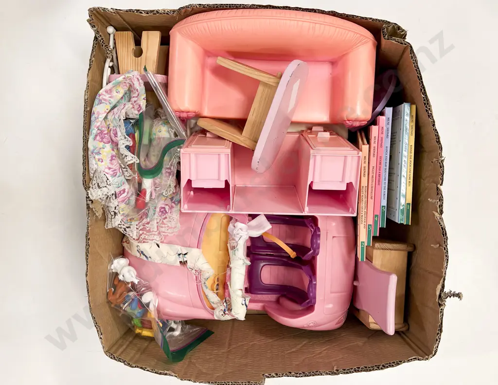 Collection of Assorted Barbie Doll Furniture and Accessories Image 1++