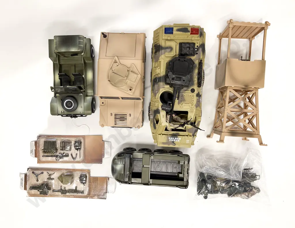 Two Cartons World Peace Keepers with Military Figures and Vehicles/ Accessories Image 1++
