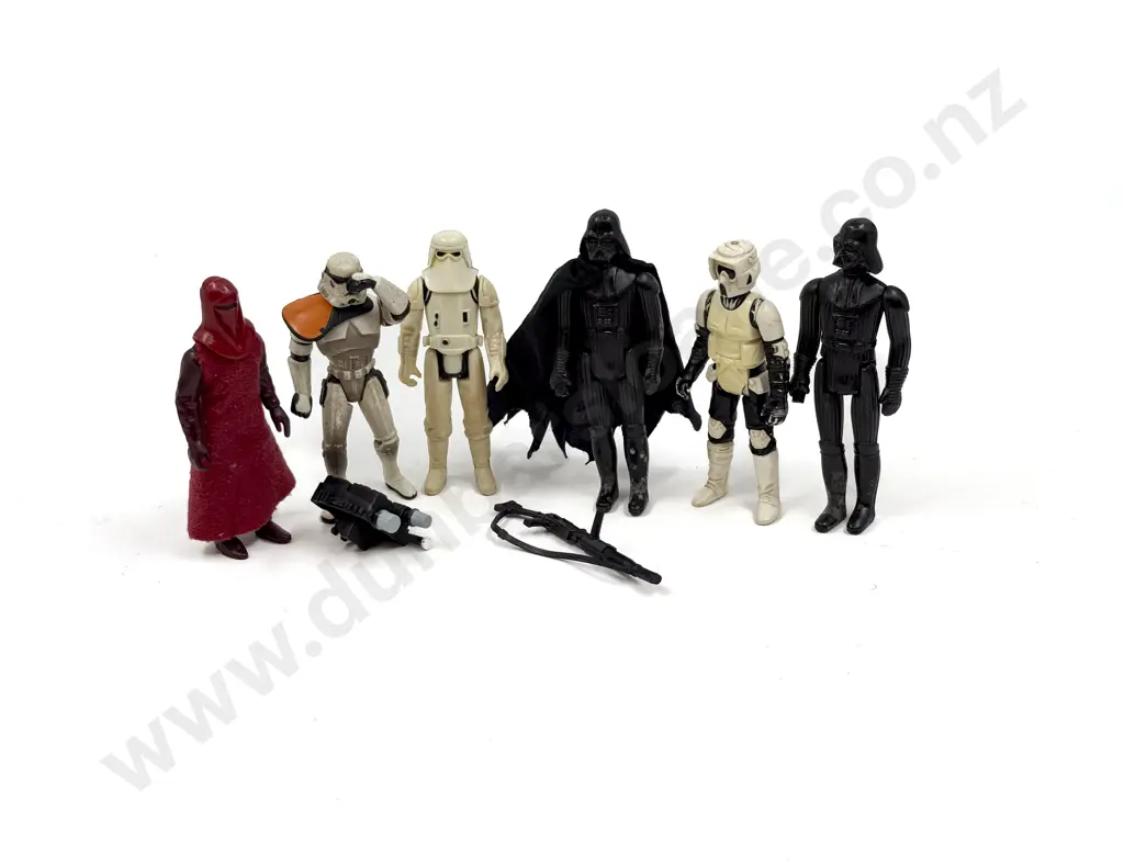 Six Early Star Wars Figures Image 1++