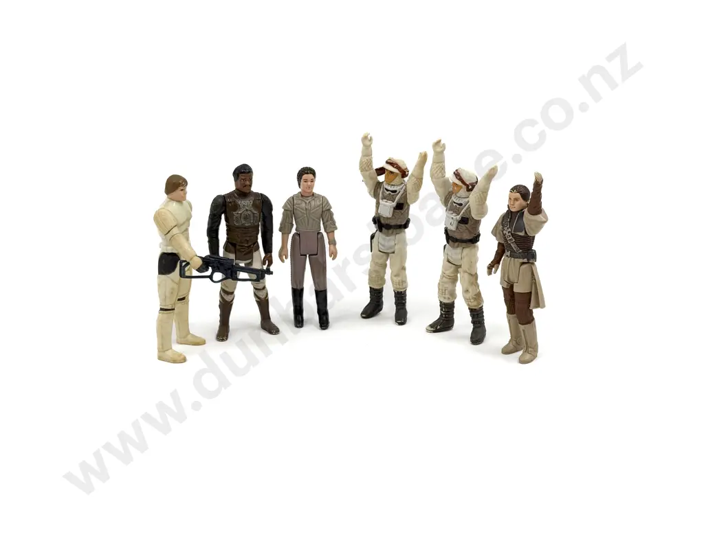 Six Early Star Wars Figures Image 1++