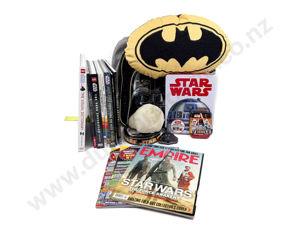 Star Wars Books Back Pack with Batman Cushion Image 1++