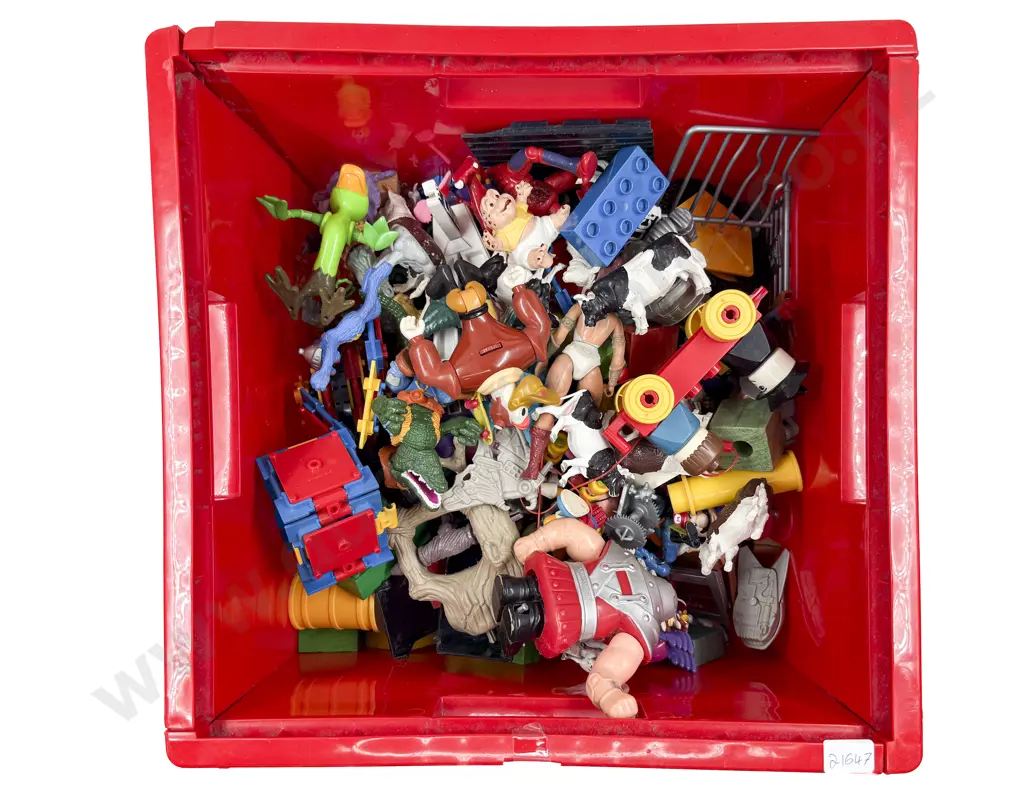 Qty of Assorted Modern Hard Plastc Toys Image 1++