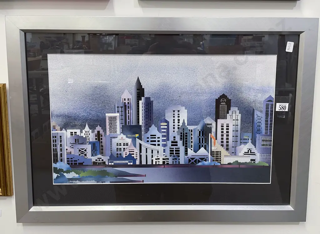 Caroline Johns - Wellington Waterfront - mixed media Image 1++