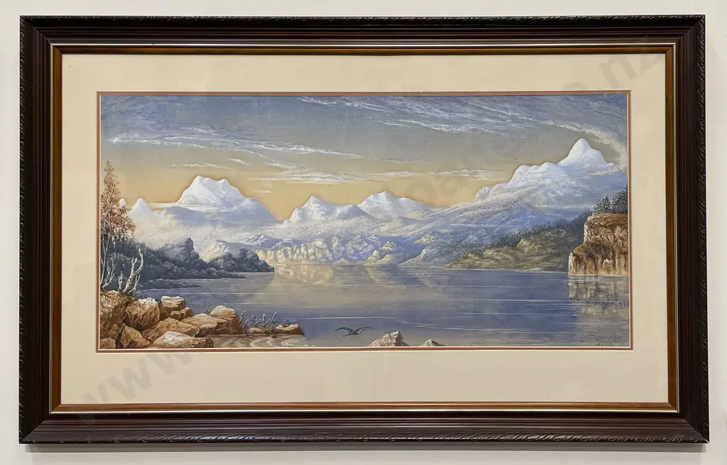 John Nelly - Snow Capped Mountainous Landscape Image 1++