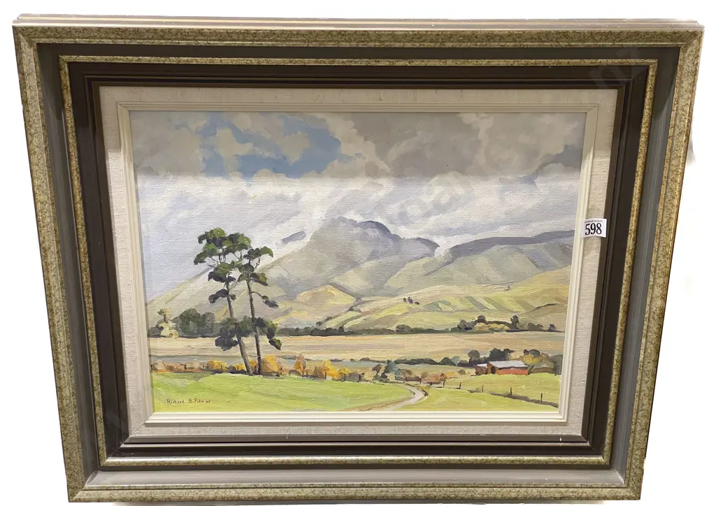 Richard B. Pike - Lifting Clouds - Oil on Board Image 1++