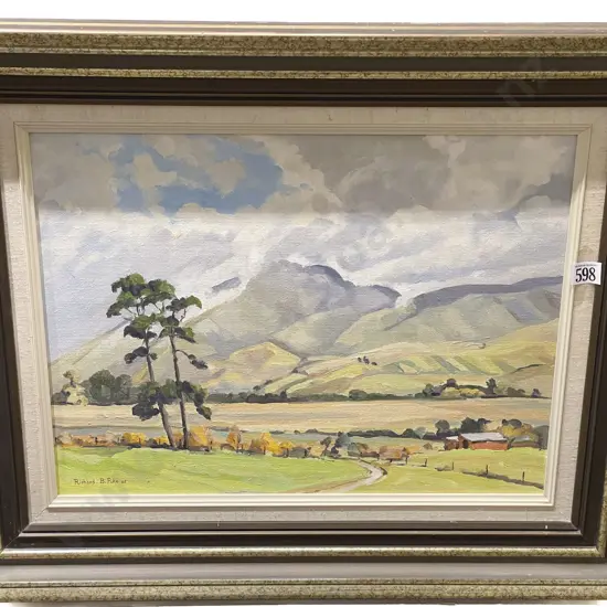 Richard B. Pike - Lifting Clouds - Oil on Board