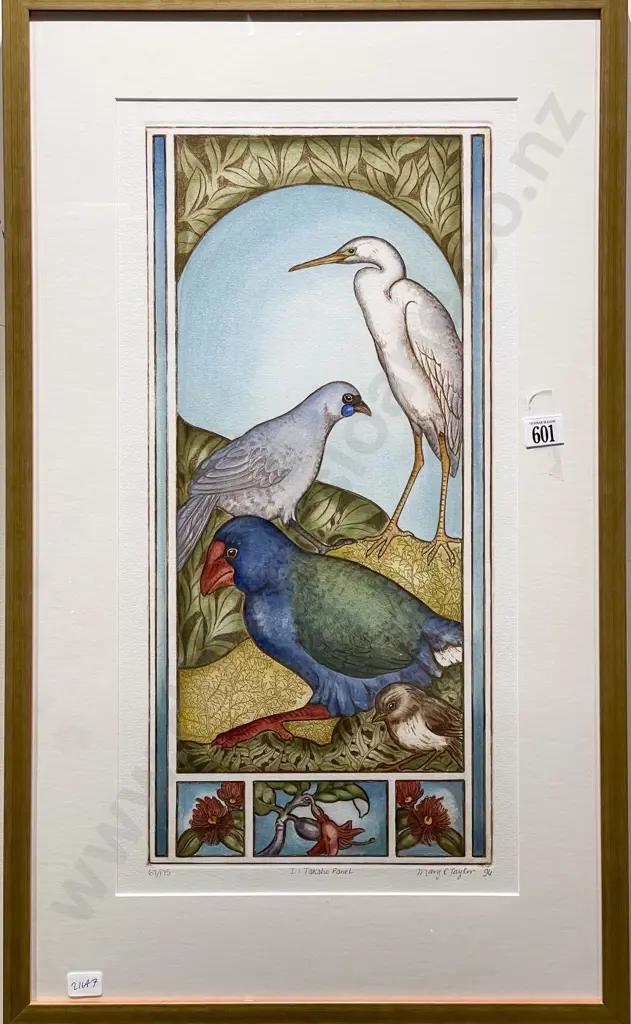 Mary E. Taylor - I Takahe Panel - Limited Edition Print Image 1++