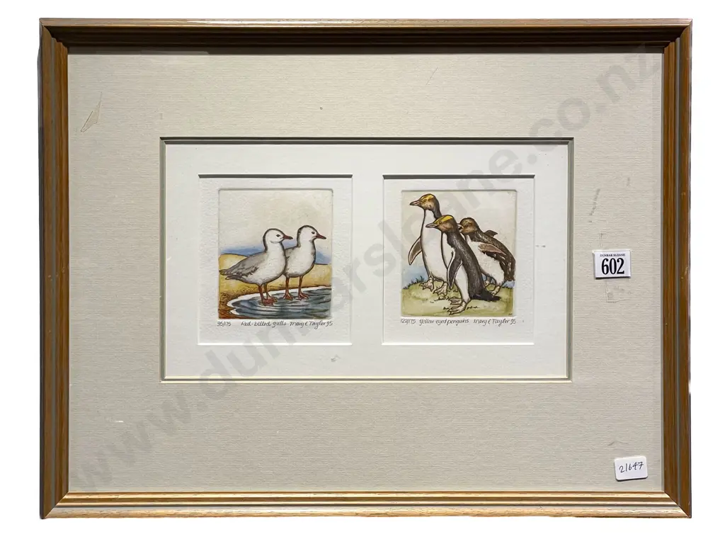 Framed Set of Two Mary E. Taylor Limited Edition Print Image 1++