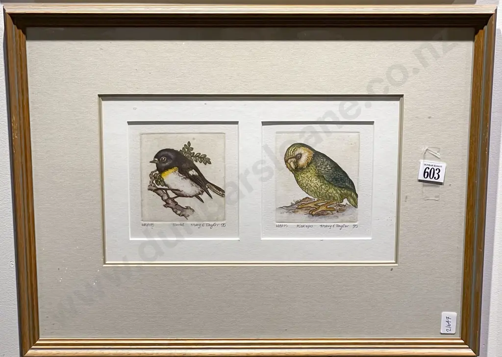 Framed Set of Two Mary E. Taylor Limited Edition Print Image 1++