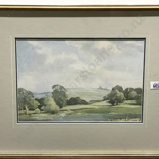 Frank James - Jack's Hill - Watercolour
