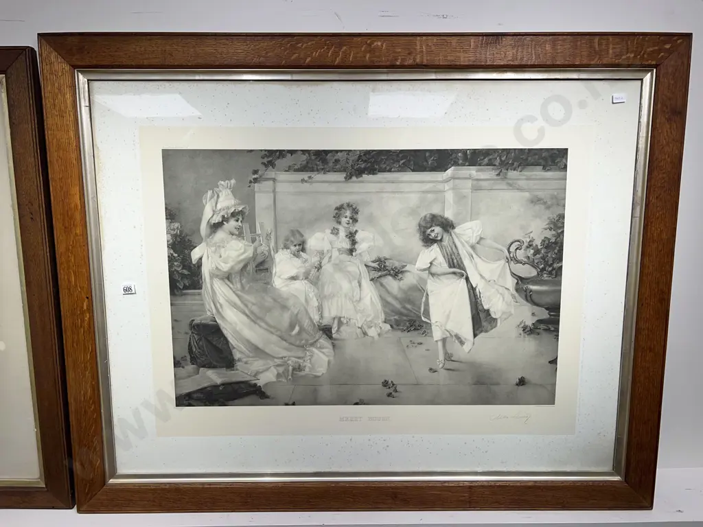Large Classical Print - Merry Hours Image 1++
