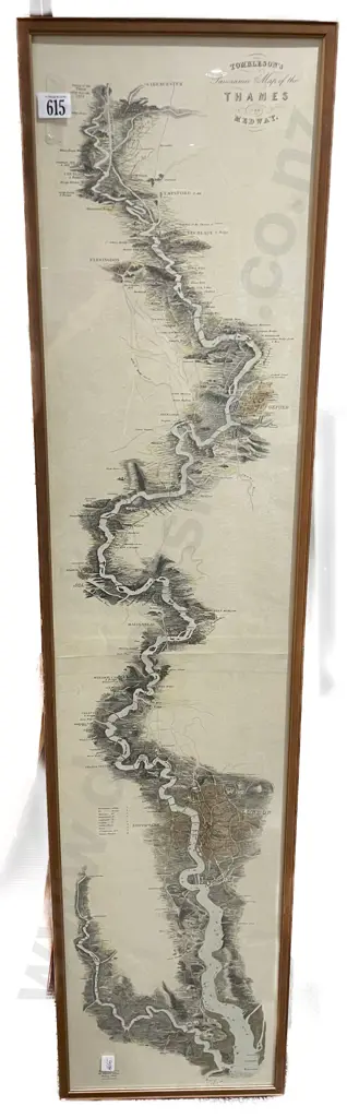 Tombleson's Panoramic Map of the Thames & Medway Image 1++