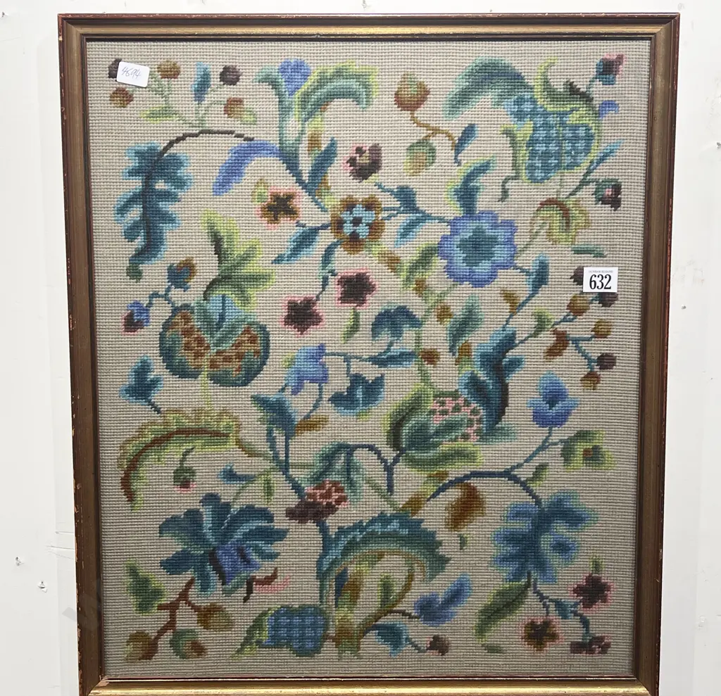 Floral Needlepoint Work Image 1++