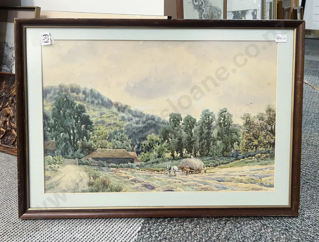 Indistinctly Signed - Colonial Watercolour Image 1++