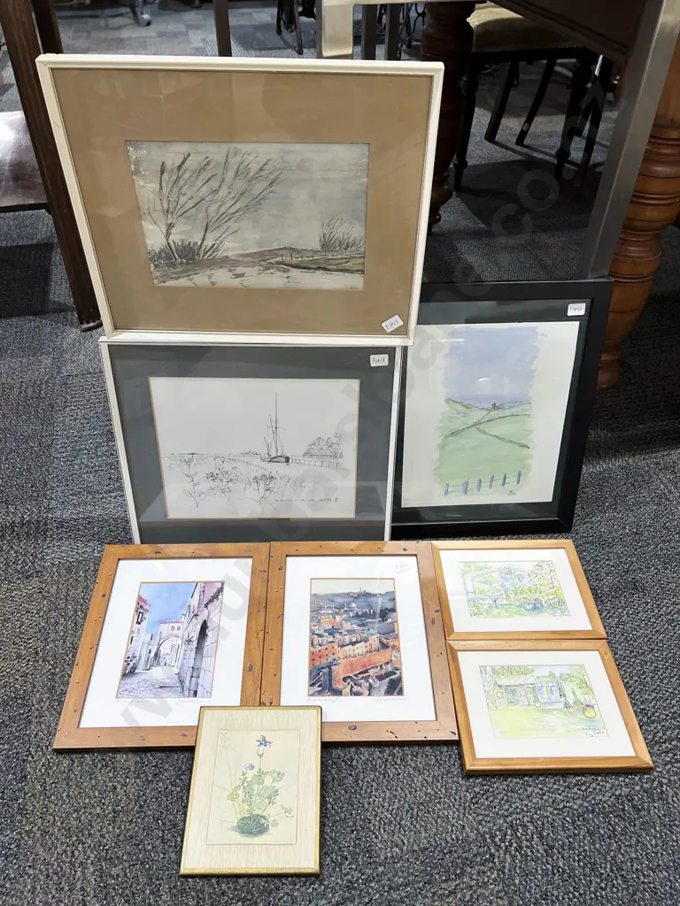 Box Quantity of Assorted Art Works Image 1++