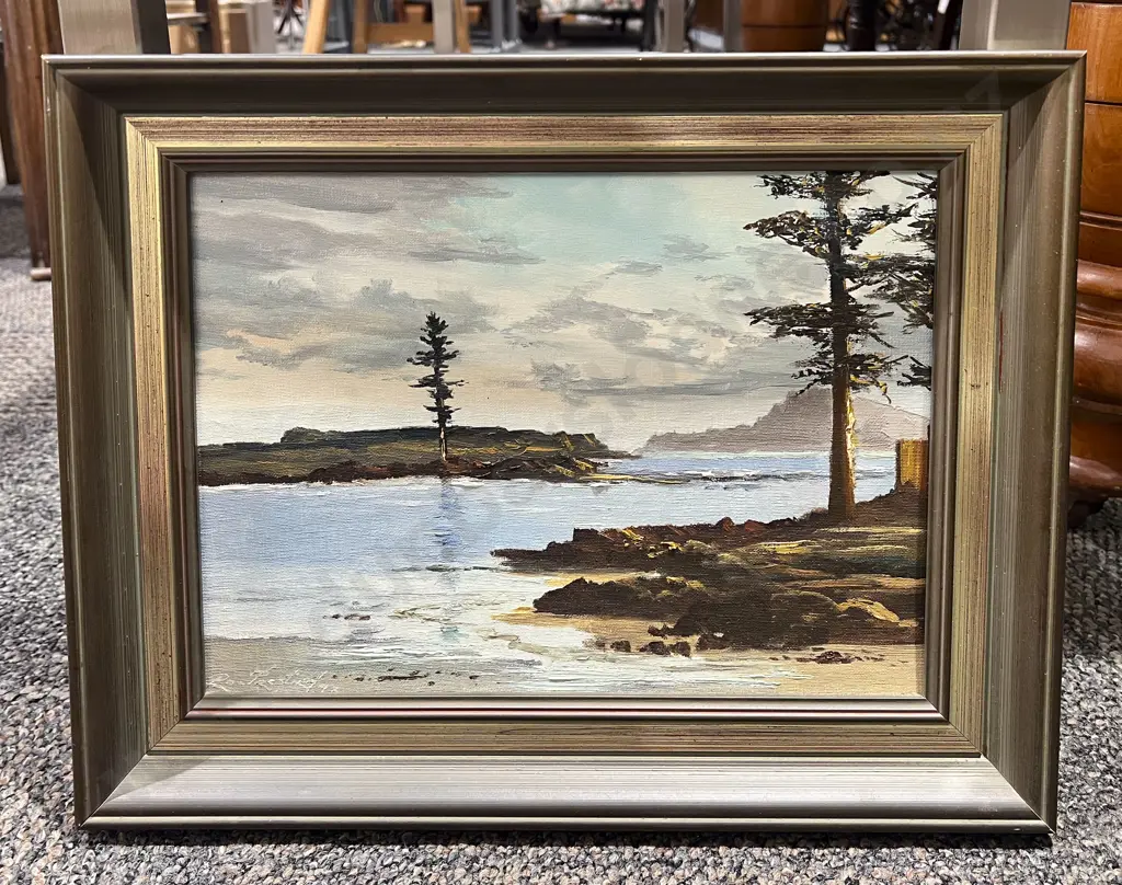 Ron Prestney - Norfolk Island - Oil on Board Image 1++