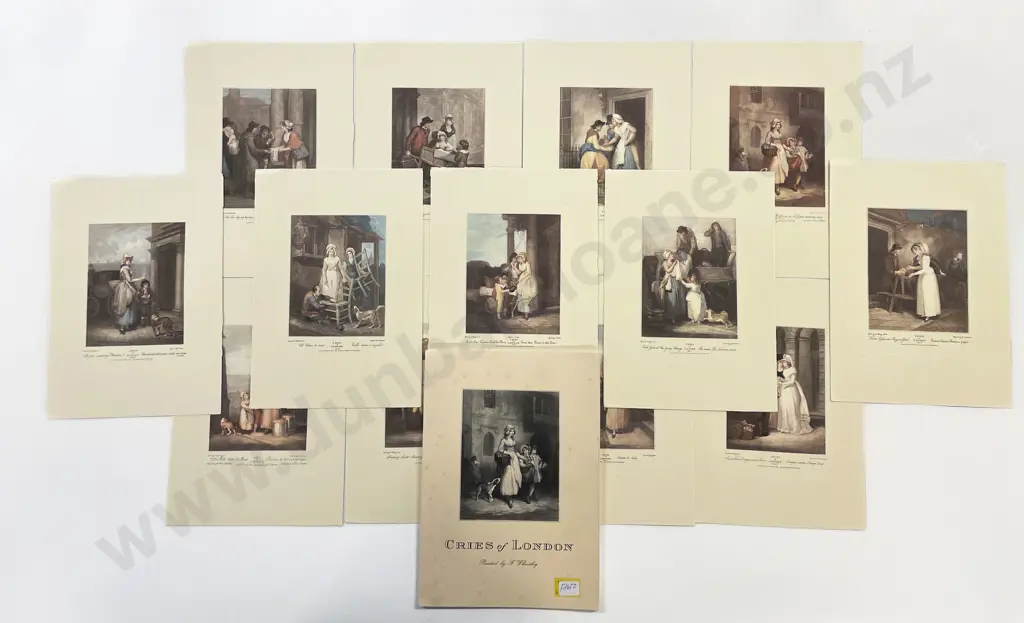 Two Cries of London Print Folders (incomplete) Image 1++