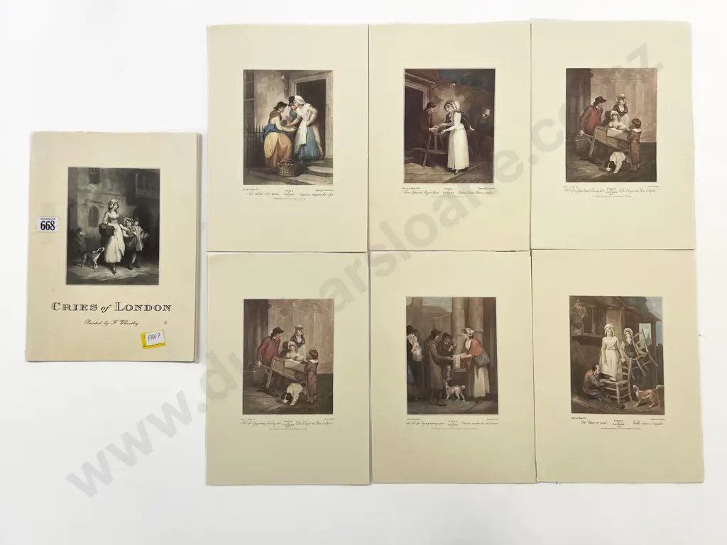 Two Cries of London Print Folders (incomplete) Image 1++