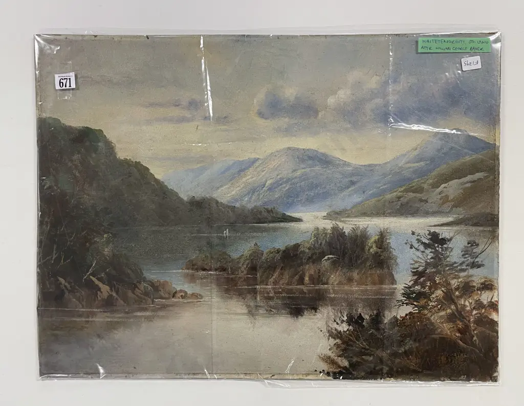 Attributed William George Baker - Waitetemoroiti South Island Image 1++